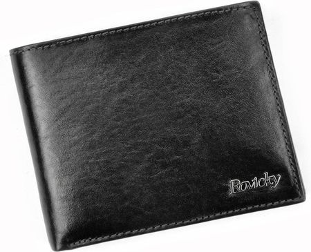 Duży stylowy męski portfel skórzany Rovicky RFID