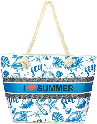 Duża torba plażowa torebka summer na lato pojemna TOR726