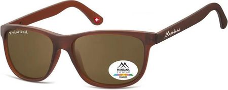 Montana Okulary nerdy MP48F polaryzacyjne brązowe