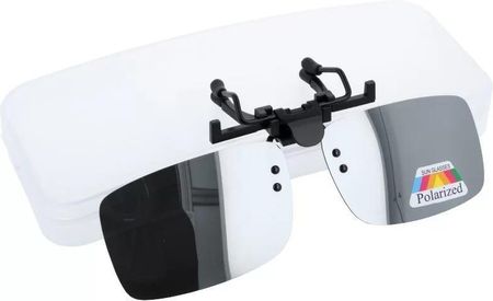 Stylion Srebrne nakładki przeciwsłoneczne polaryzacyjne na okulary korekcyjne NA-147