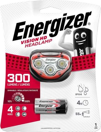 Energizer Latarka Czołowa Czołówka Vision Headlight Hd 300 Lm