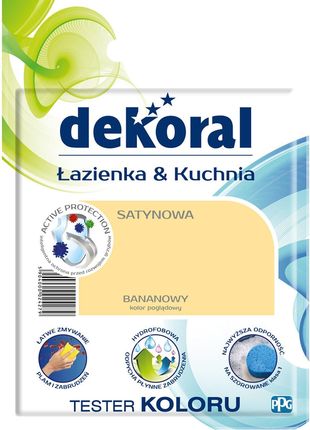 Dekoral Tester koloru Łazienka & Kuchnia bananowy 30 ml