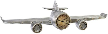 Dkd Home Decor Zegar Ścienny Samolot Metal Drewno Mdf 101X22X26Cm (S3016573)