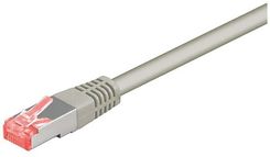 FTP PATCHCORD, CAT.6, RJ45 M-2M, CHRONIONY, LSOH, SZARY, ECONOMY  ()