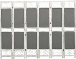 Zdjęcie vidaXL Parawan 6 Panelowy Szary 210X165Cm Tkanina (338557) - Puck