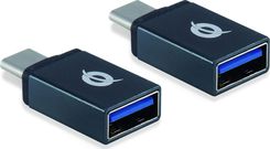 CONCEPTRONIC ADAPTER USB  DONN03G USB-C - USB CZARNY  (DONN03G)  (DONN03G)