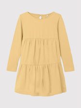 NAME IT Sukienka codzienna 13204676 Żółty Regular Fit