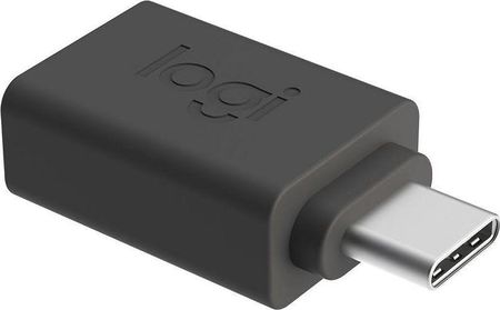 LOGITECH ADAPTER USB  USB-C - USB CZARNY  (956-000005)  (956000005)