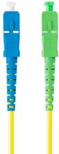Zdjęcie LANBERG  PATCHCORD ŚWIATŁOWODOWY SM SC/APC-SC/UPC SIMPLEX 3.0MM LSZH G657A1 2M ŻÓŁTY (Z32255)  (Z32255) - Przedbórz