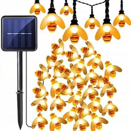 Solarna Girlanda Ogrodowa Pszczółki 20 Led Lampki