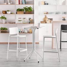 Aj Produkty Zestaw Mebli Various + Rio, Stół I 2 Białe Krzesła Barowe 103323