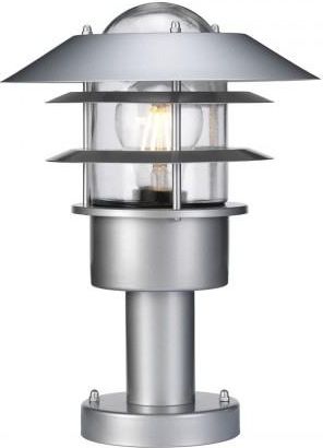 Elstead Lighting Lampa Stojąca Zewnętrzna Helsingor E27 Srebrna 30 5Cm Ip44 Helsingor Ped