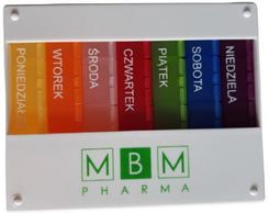 Mbm Pharma Kasetka Do Dawkowania Leków 7 Dni - Tygodniowa - Samodzielność