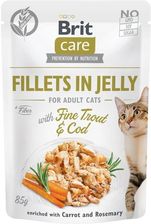 Brit Care Cat Fillets In Jelly Fine Trout And Cod 6X85G