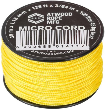 Linka Atwood Rope MFG Micro Cord 38 m - Yellow (CD-MC1-NL-26)