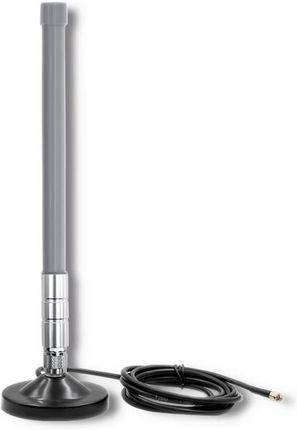 Antena z włókna szklanego LoRa 10 dBi Qoltec 130 cm zewnętrzna IP67 + magnetyczna podstawa z kablem 2m