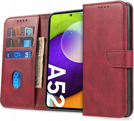 Nexeri Etui Samsung Galaxy A52 / A52S Wallet Czerw (12341461023)