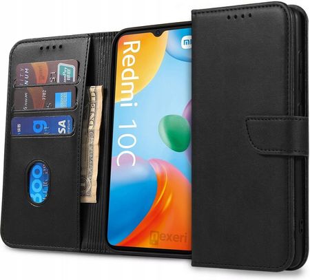 Nexeri Etui Xiaomi Redmi 10C Wallet Czarne (12341462326)