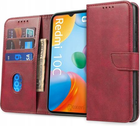 Nexeri Etui Xiaomi Redmi 10C Wallet Czerwone (12341462388)