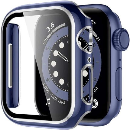 Pcplating Apple Watch 4/5/6/7/SE 44/45mm Blue-Srebrny (35609)