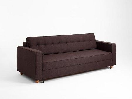 Customform Sofa Rozkładana 2 Os. Zugo 178X84X80 Salon Nowoczesny, Skandynawski Ziarno Kawy/Orzech 22503
