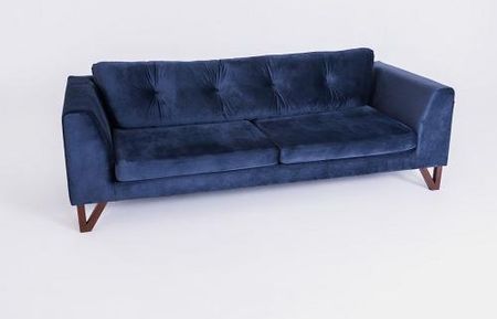 Customform Sofa Rozkładana 3 Os. Willy 230X97X68 Salon Nowoczesny, Skandynawski Aronia/Orzech 22505