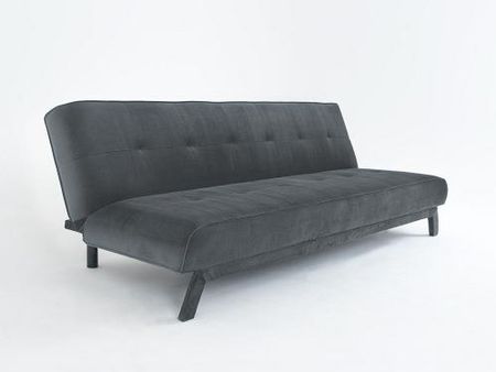 Customform Sofa Rozkładana 3 Os. Modes L 210X90X78 Salon Nowoczesny, Awangardowy, Skandynawski Szary Bez/Czarny 22527