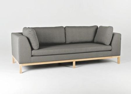 Customform Sofa Rozkładana 3 Os. Ambient Wood 228X98X67 Salon Nowoczesny, Skandynawski Kwarc/Naturalny 22567