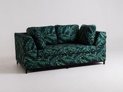 Customform Sofa 2 Os. Ambient 171X98X67 Salon Nowoczesny, Skandynawski Tropical Vibes/Czarny 22591