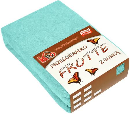 Karo Prześcieradło Frotte Z Gumką 60X120 Miętowe 054 Grube 200G/M2 207680