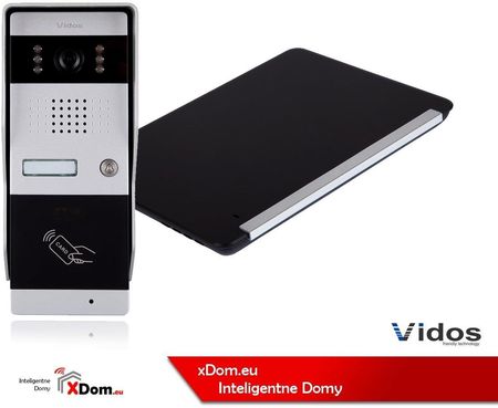 Zestaw Wideodomofonu Vidos stacja bramowa z czytnikiem kart RFID monitor 7'' S50A_M690BS2
