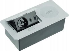 Zdjęcie Gtv Przedłużacz Wpuszczany W Blat Avaro Plus 1xUSB A+C 5W Srebrny AEPB1FAVAP53 - Trzebinia