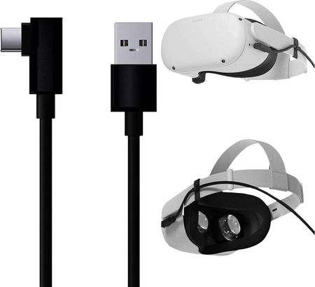 Alogy Kabel do okularów VR USB Type-C 5m do Oculus Quest Czarne