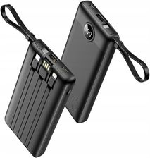 Zdjęcie VEGER POWERBANK Z WBUDOWANYMI KABLAMI 10000MAH 37W - Łódź