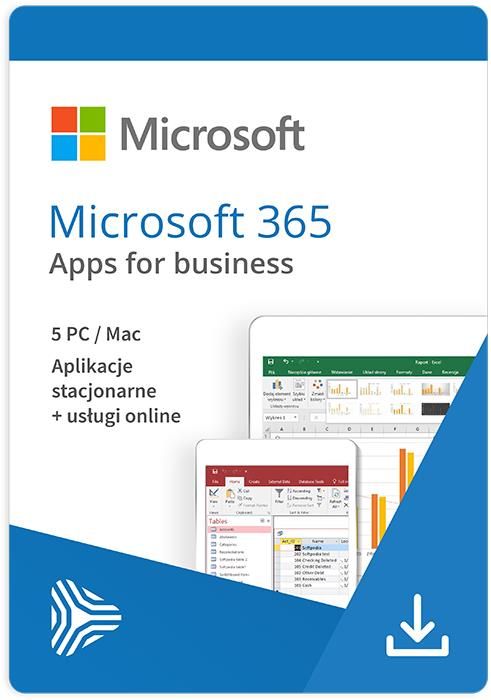 Program biurowy Microsoft 365 Apps for business (J2900003) - Opinie i ...