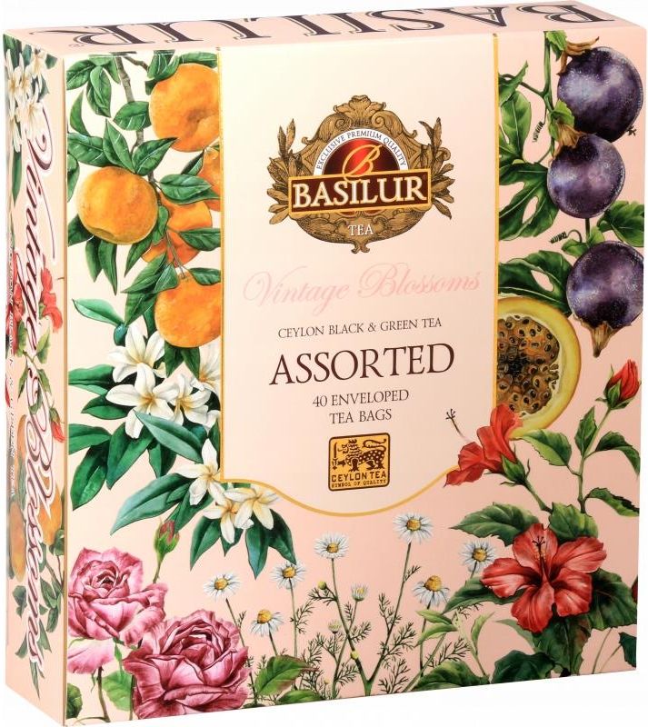 Zdjęcie Basilur Vintage Blossoms Assorted Herbata 40X15g - Wiązów