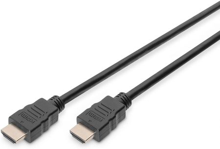 Kabel Hdmi Digitus Ak-330107-100-S Ethernet 1.4 Gold 10M Czarny