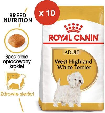 Royal Canin West Highland White Terrier Adult 10x1,5kg