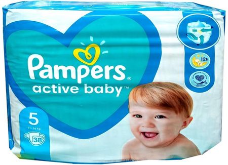 Pampers Pieluchy Active Baby 5 - 11-16Kg 38Szt. - Bag