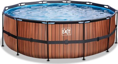 Exit Toys Wood Pool, Frame Pool O 427X122Cm Swimming Pool