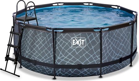 Exit Exit Toys Stone Pool, Frame Pool O 360X122Cm Swimming Pool