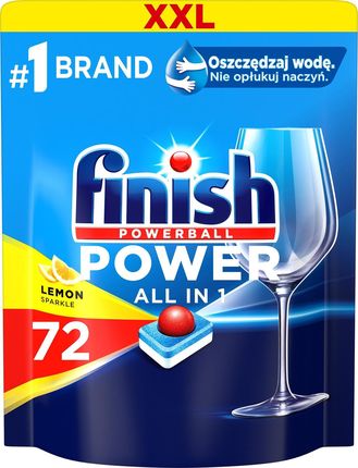 Finish Power All in 1 Tabletki Do zmywarki Lemon 72szt.