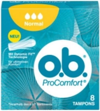 O.B. Original Normal Tampony Higieniczne 8 Sztuk