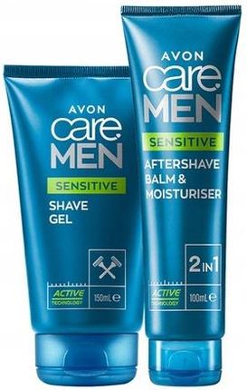 Avon Care Men Sensitive Żel Do Golenia + Balsam