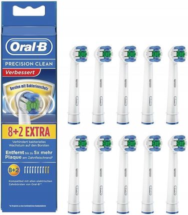 Oral-B Oryginalne Końcówki Precision Clean 10 Szt