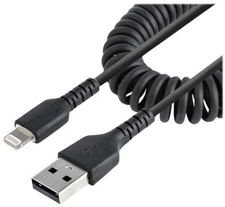 Startech.Com Coiled Apple Lightning To Usb Cable For Iphone Ipod Ipad - 50Cm (Rusb2Alt50Cmbc)