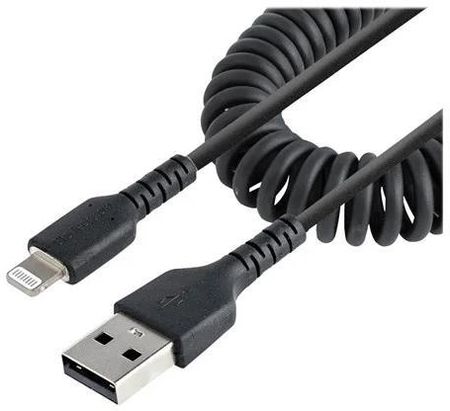Startech.Com Coiled Apple Lightning To Usb Cable For Iphone Ipod Ipad - 100Cm (Rusb2Alt1Mbc)