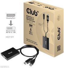 Zdjęcie Club 3D Displayport / Dvi Adapter - 60 Cm (Cac1010A) - Ciechanowiec