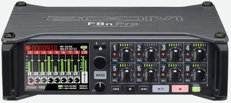 Zoom F8n Pro | 10-ścieżkowy rejestrator audio, 192kHz/32-bit