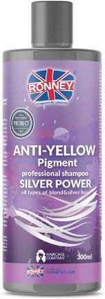 Ronney Silver Anti Yellow Szampon Do Włosów Blond 300 ml